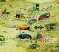 绵阳景点地图(长沙景点地图)