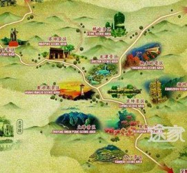 绵阳景点地图(长沙景点地图)